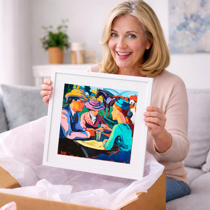 Paddock Society - racing horse art gift idea for horse lovers