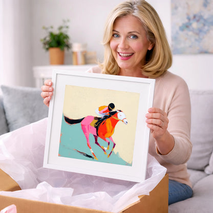 The Colour of Speed - racing horse art gift idea for horse lovers