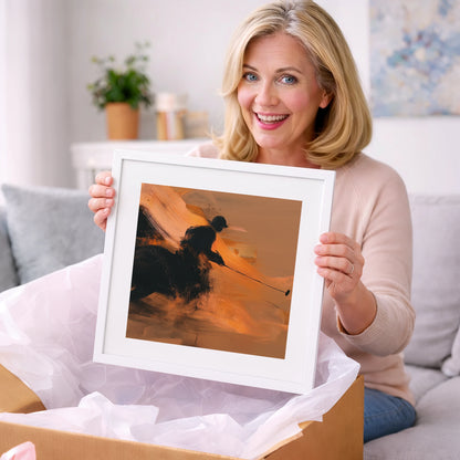 The Decisive Strike - polo horse art gift idea for horse lovers
