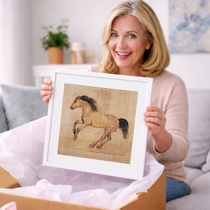 Classical Equine Study - horse portrait art gift idea for horse lovers