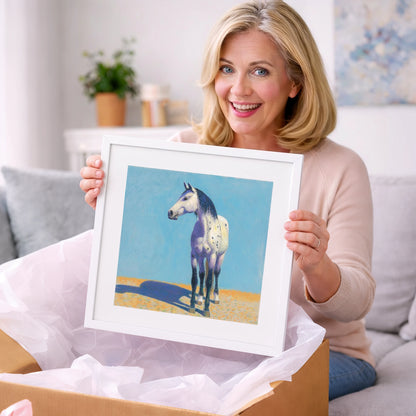 The Sunlit Appaloosa - horse breed art gift idea for horse lovers