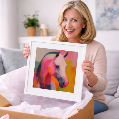 Vivid Equine Expression - horse breed art gift idea for horse lovers