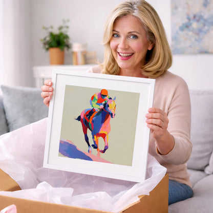 The Colour of Speed - racing horse art gift idea for horse lovers
