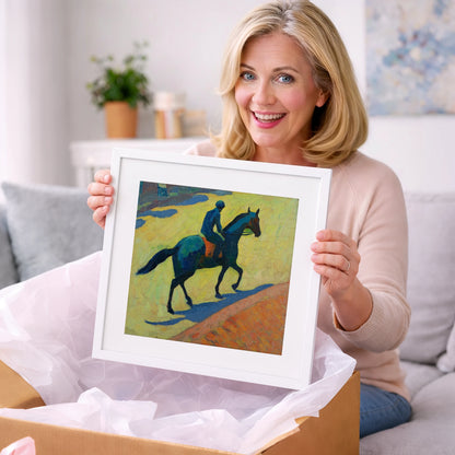 Rhythm on the Gallops - racing horse art gift idea for horse lovers