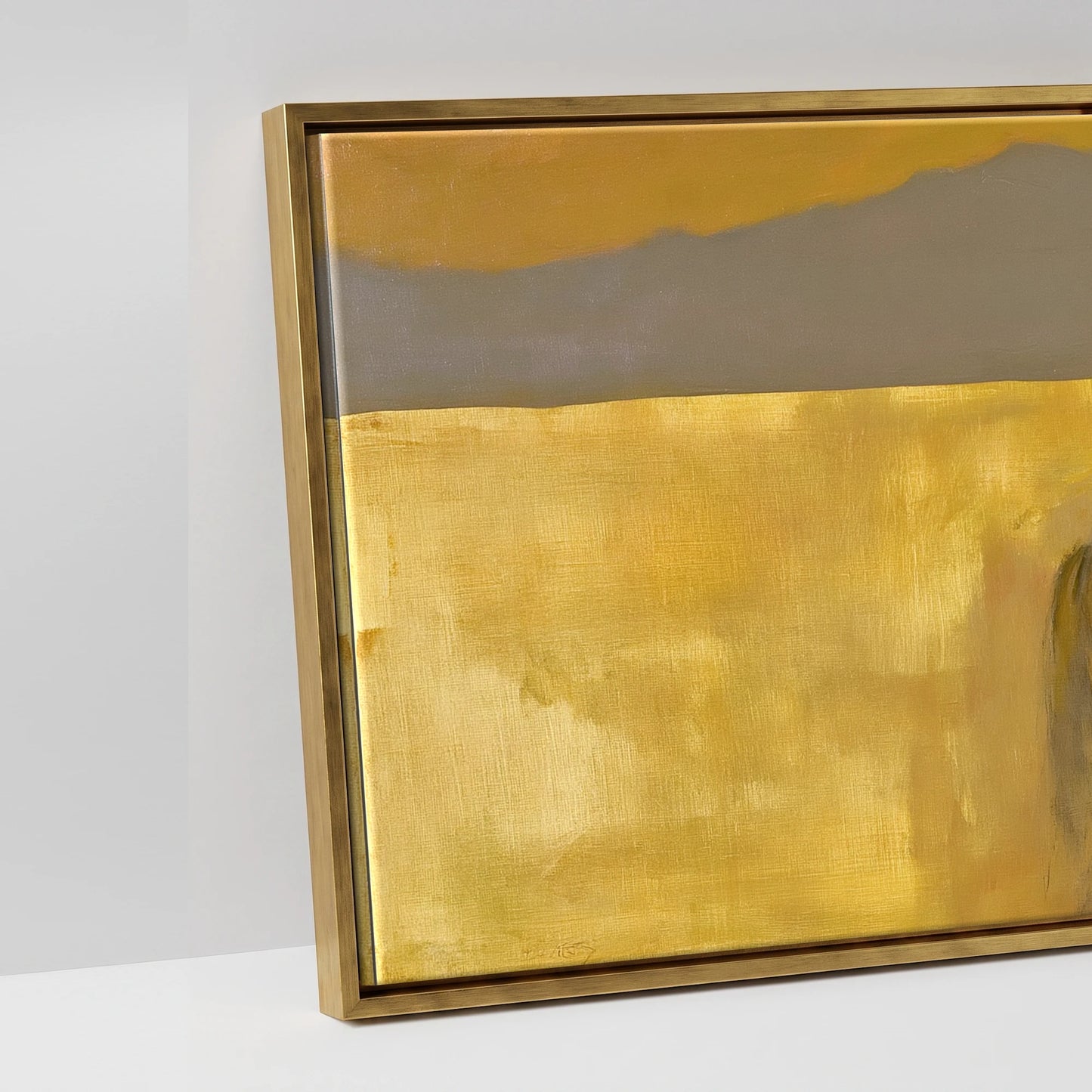 The Golden Expanse - artwork detail in an antique gold float frame