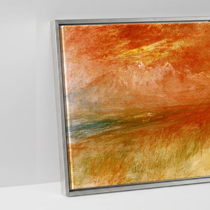 Luminous Spirit - artwork detail in an antique silver float frame