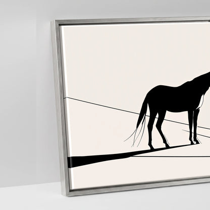 Mountain Contour Silhouette - artwork detail in an antique silver float frame