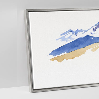 Spirit of the Ridge - artwork detail in an antique silver float frame