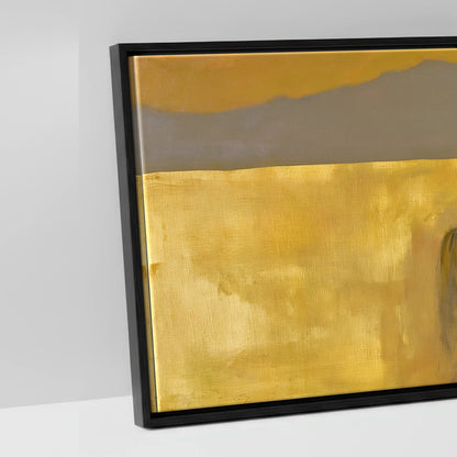 The Golden Expanse - artwork detail in a black float frame