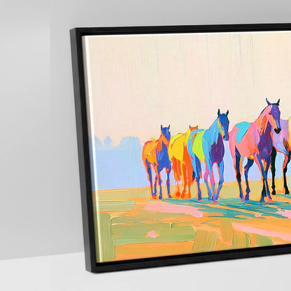 Vibrant Racing String - artwork detail in a black float frame