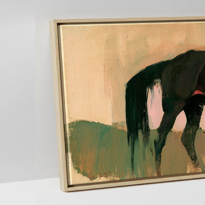 Dusk on the Ridge - artwork detail in a natural float frame
