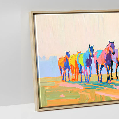 Vibrant Racing String - artwork detail in a natural float frame