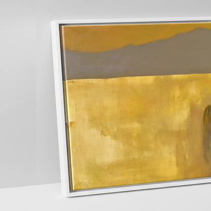 The Golden Expanse - artwork detail in a white float frame