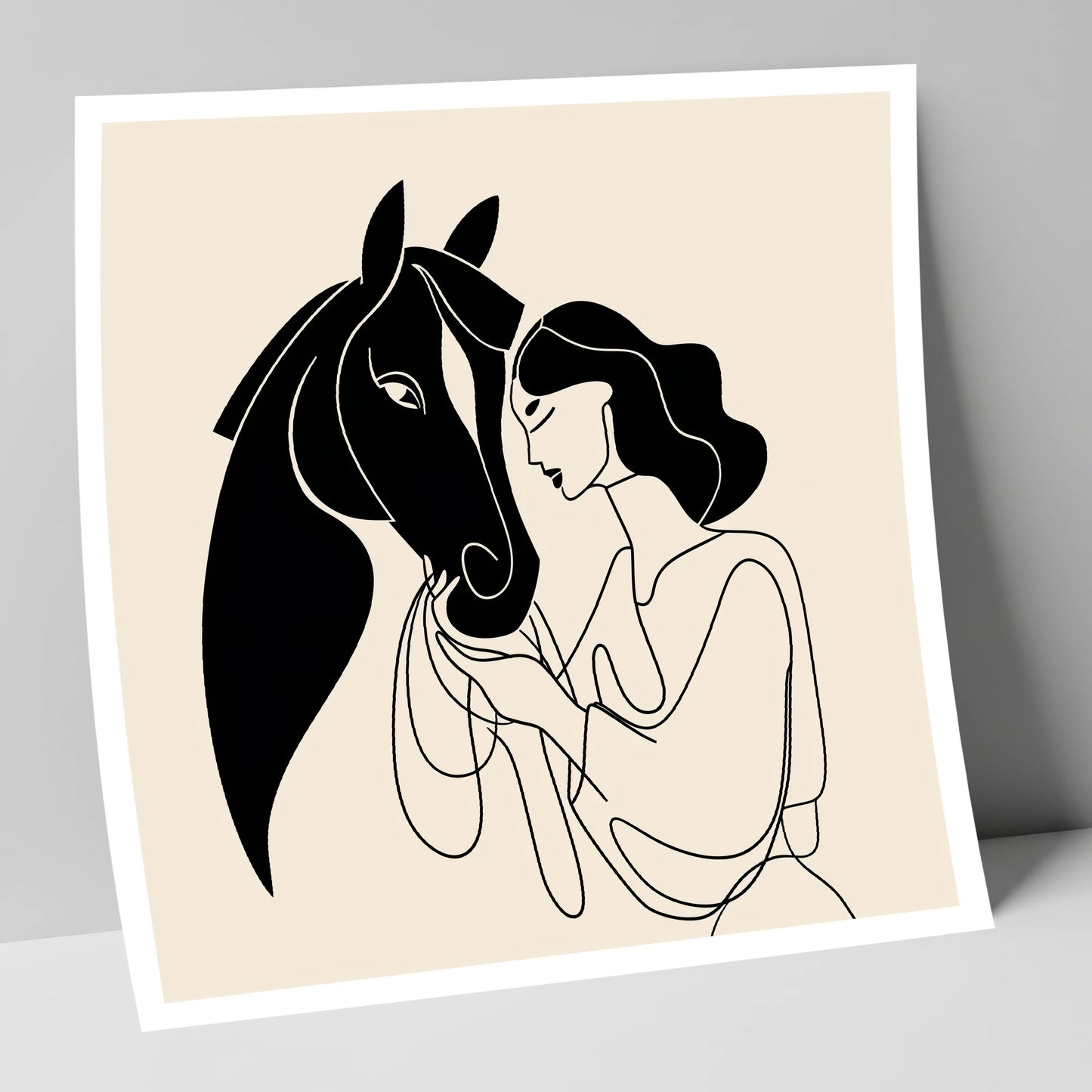 The Unspoken Bond horse & rider art print