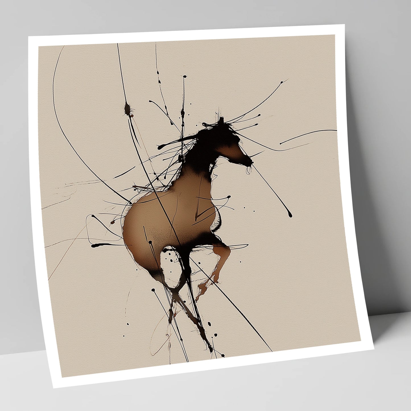 Kinetic Equine Spirit wild horses art print