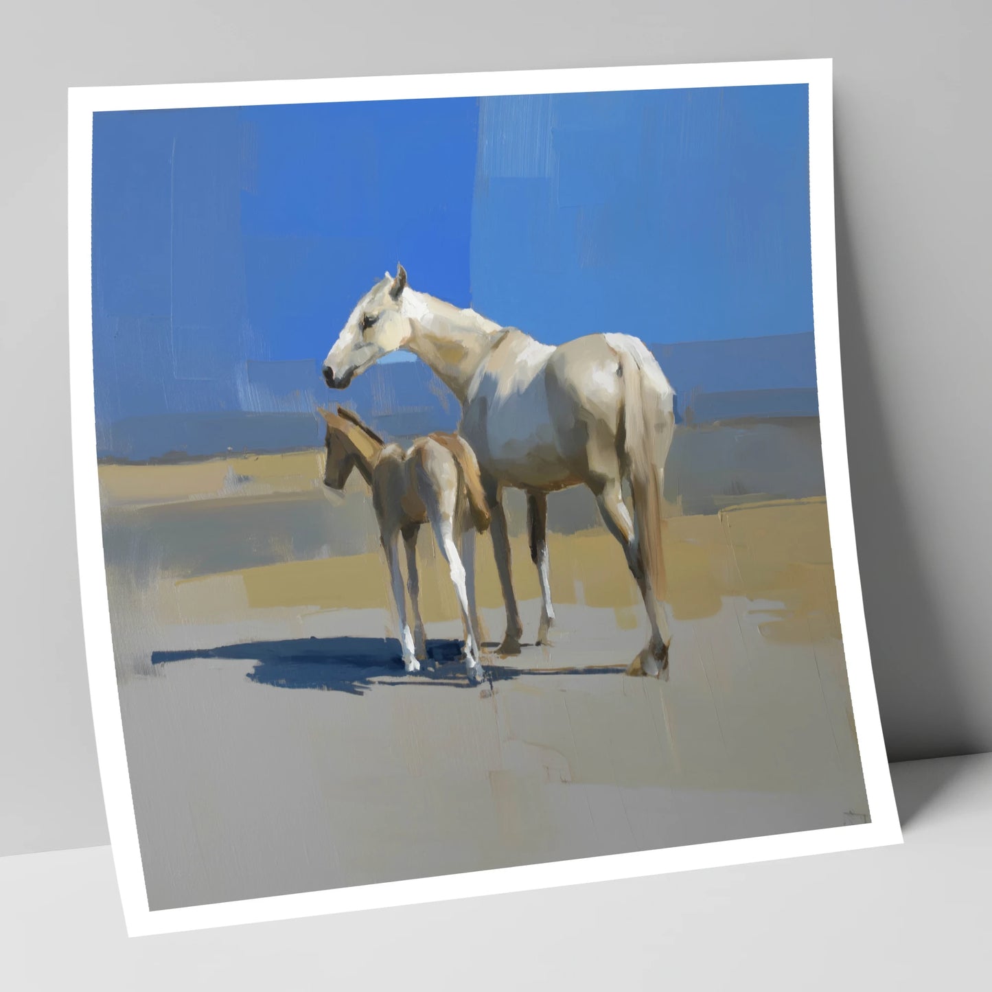 Under the Azure Sky mare & foal art print