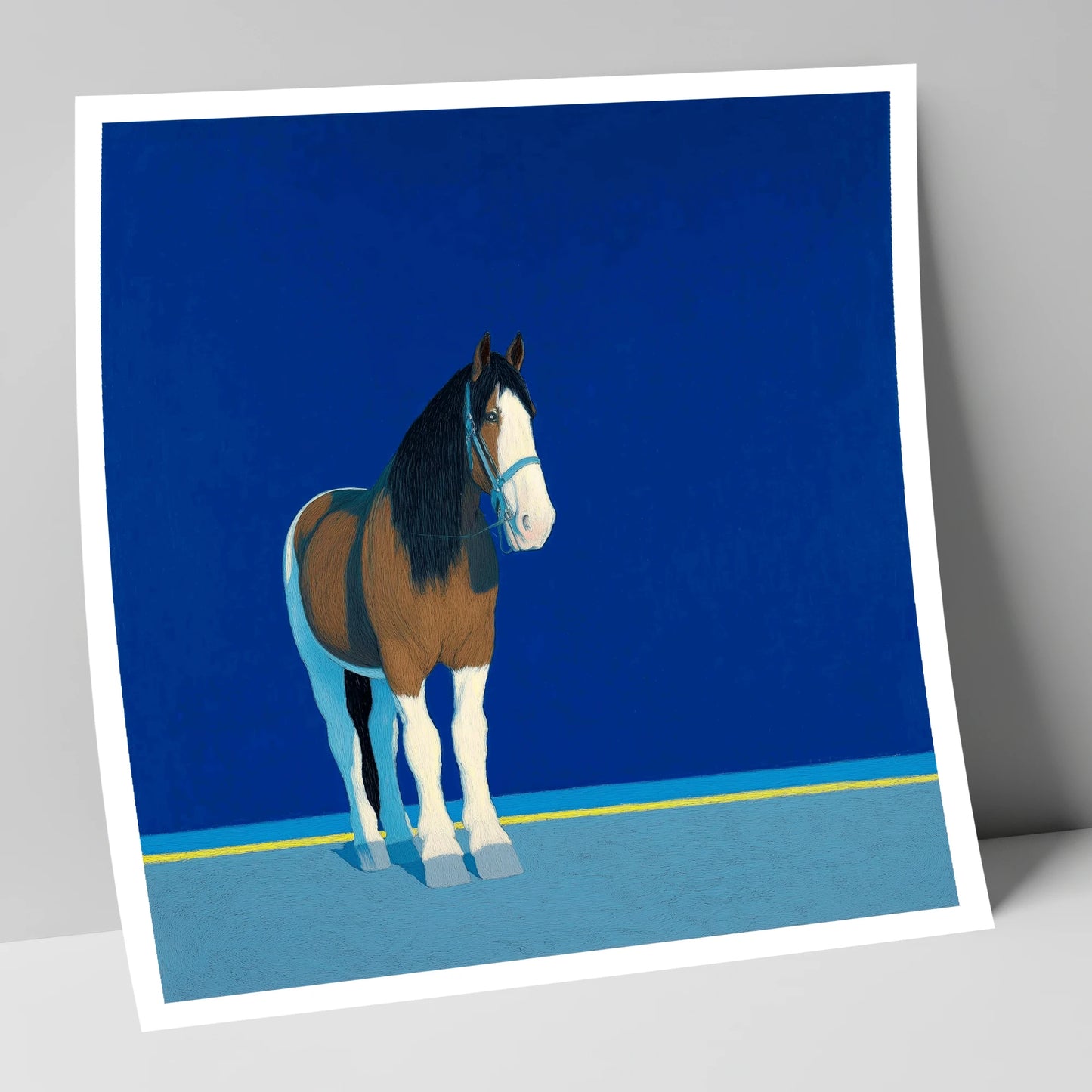 Cobalt Horizon horse breed art print