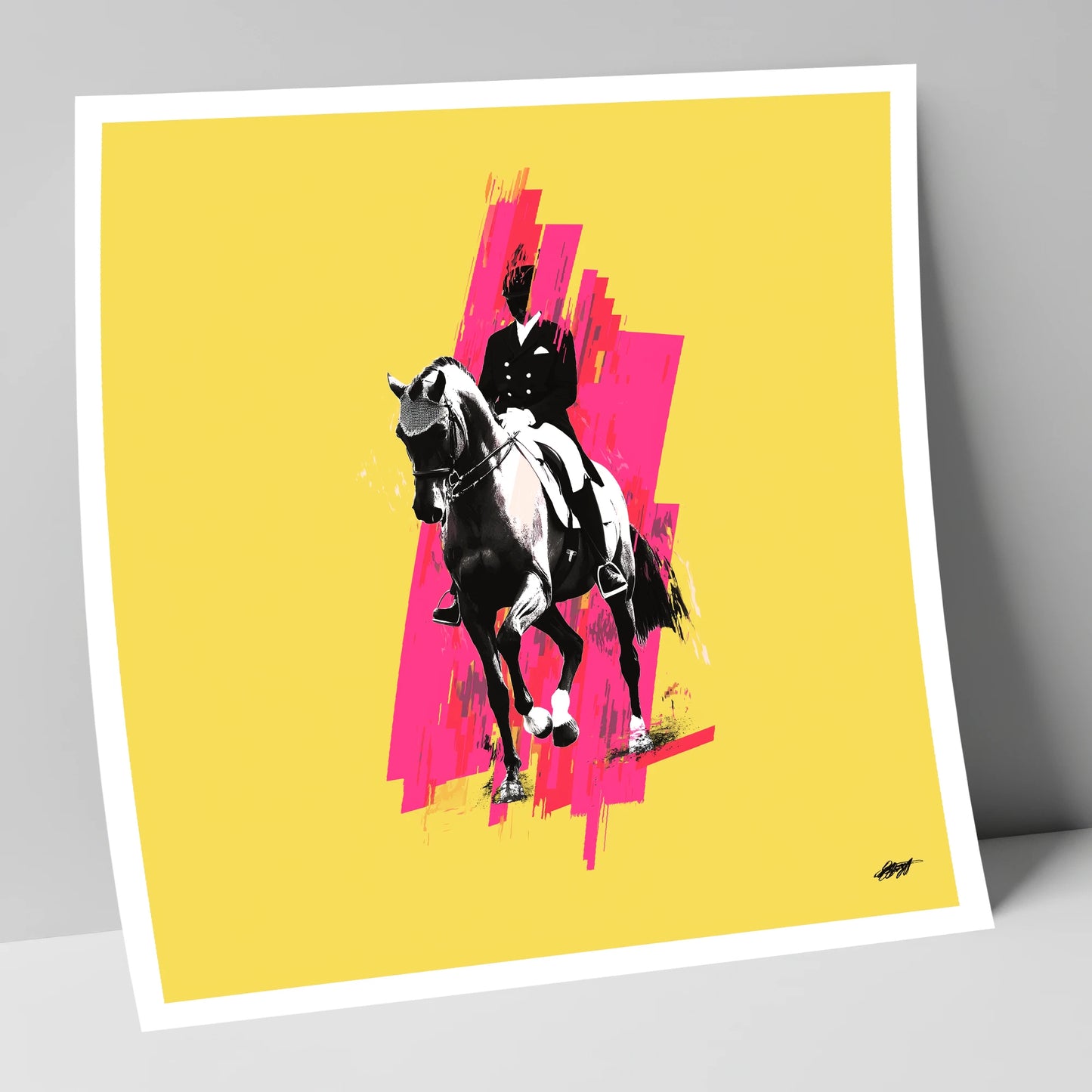 Bold Dressage Rhythm dressage horse art print