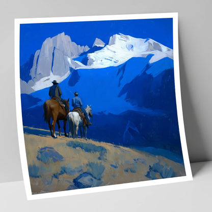 High Country Horizon horse landscape art print