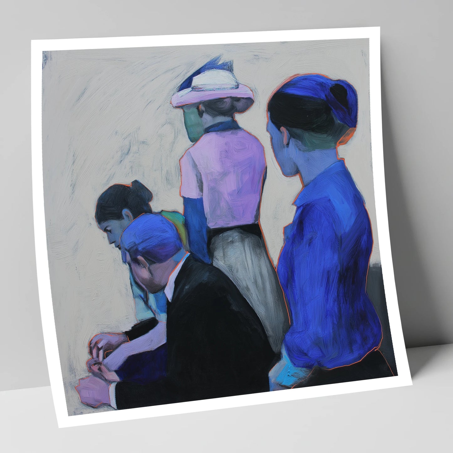 Paddock Anticipation racing horse art print