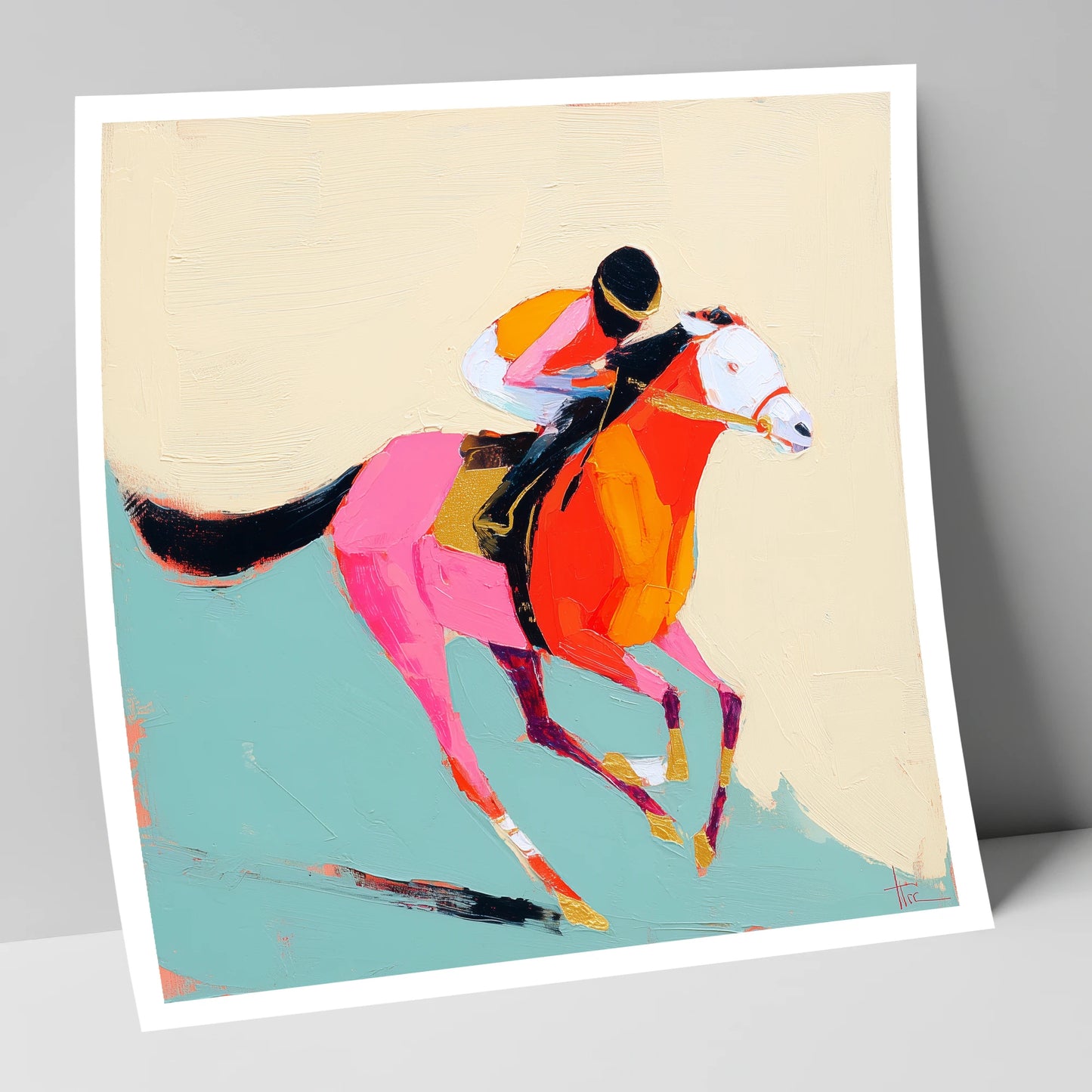 The Colour of Speed racing horse art print