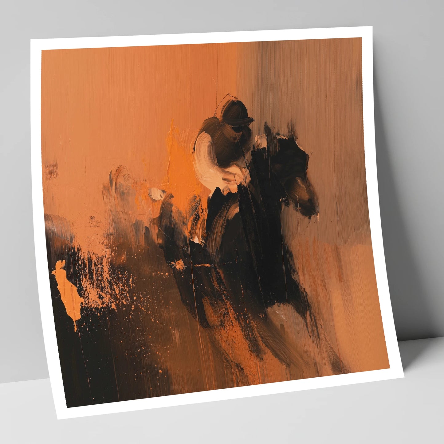 Amber Stride racing horse art print