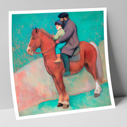 A Shared Journey horse & rider art print