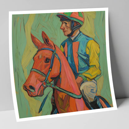 Colours of the Turf racing horse art print