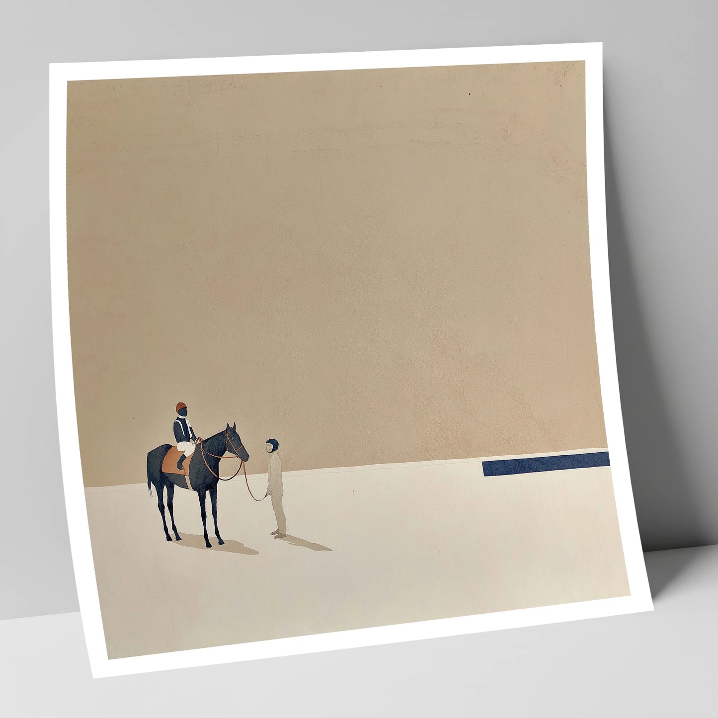 Quiet Anticipation racing horse art print