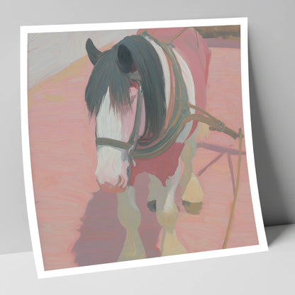 The Patient Draught working horse art print