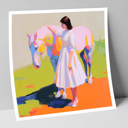 Radiant Connection horse & rider art print