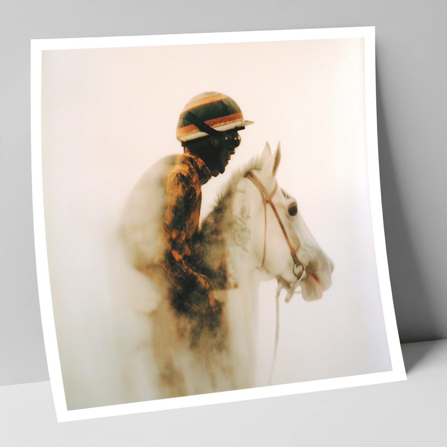 Echoes of the Track racing horse art print