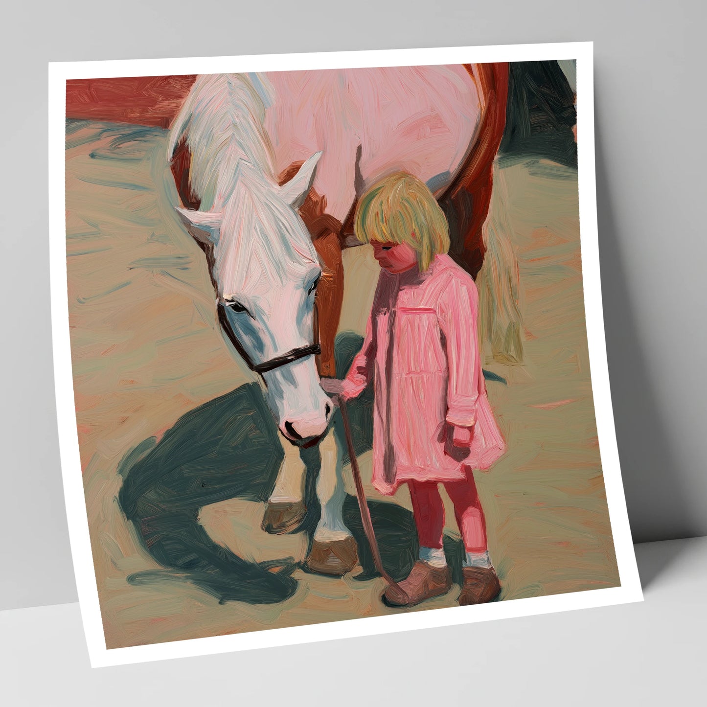 A Quiet Understanding horse & rider art print