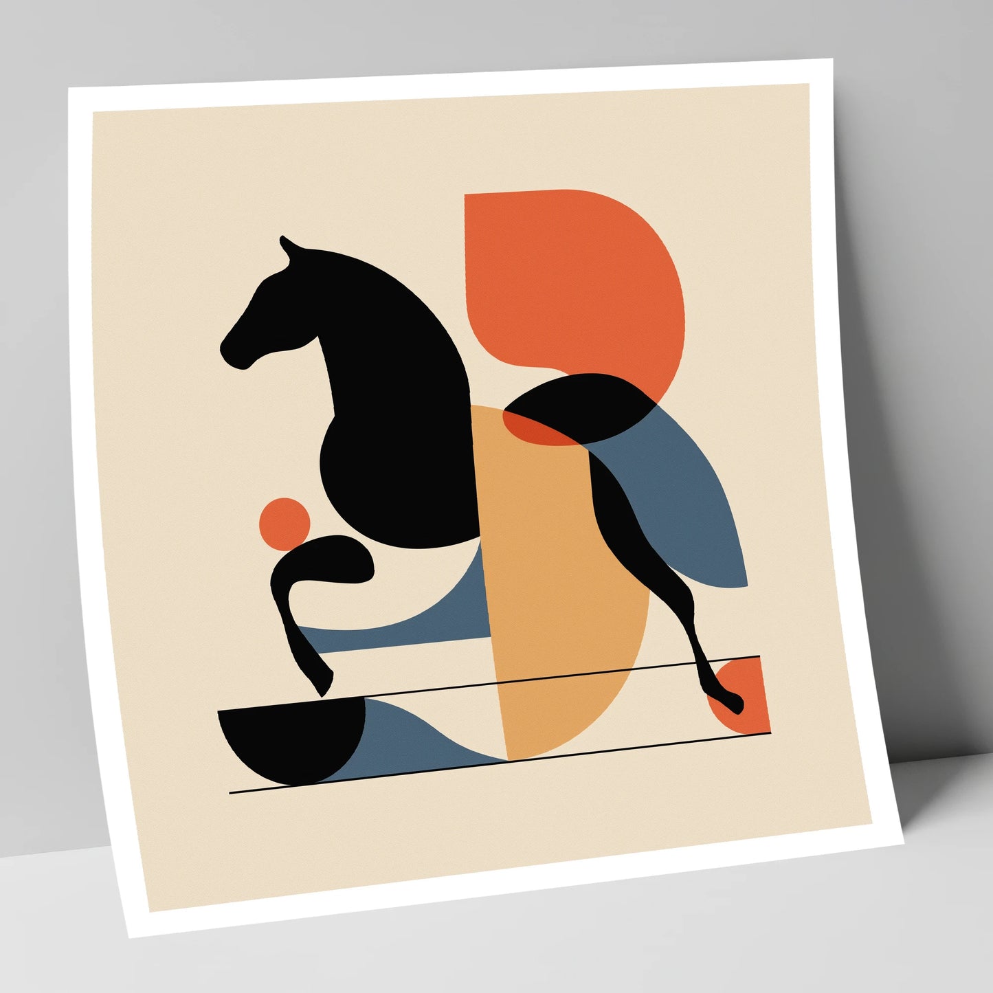 Retro Racing Form racing horse art print
