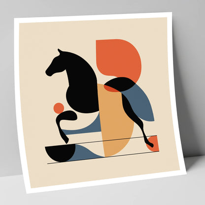 Retro Racing Form racing horse art print