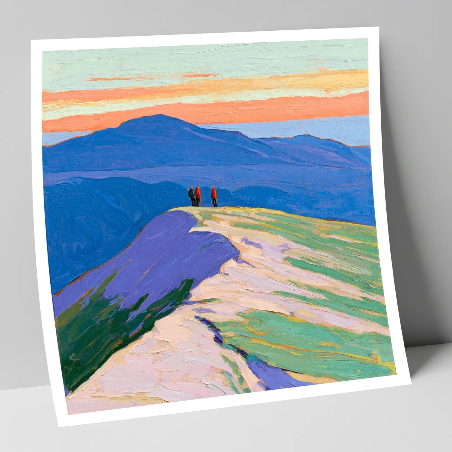 Hilltop Horizon horse landscape art print