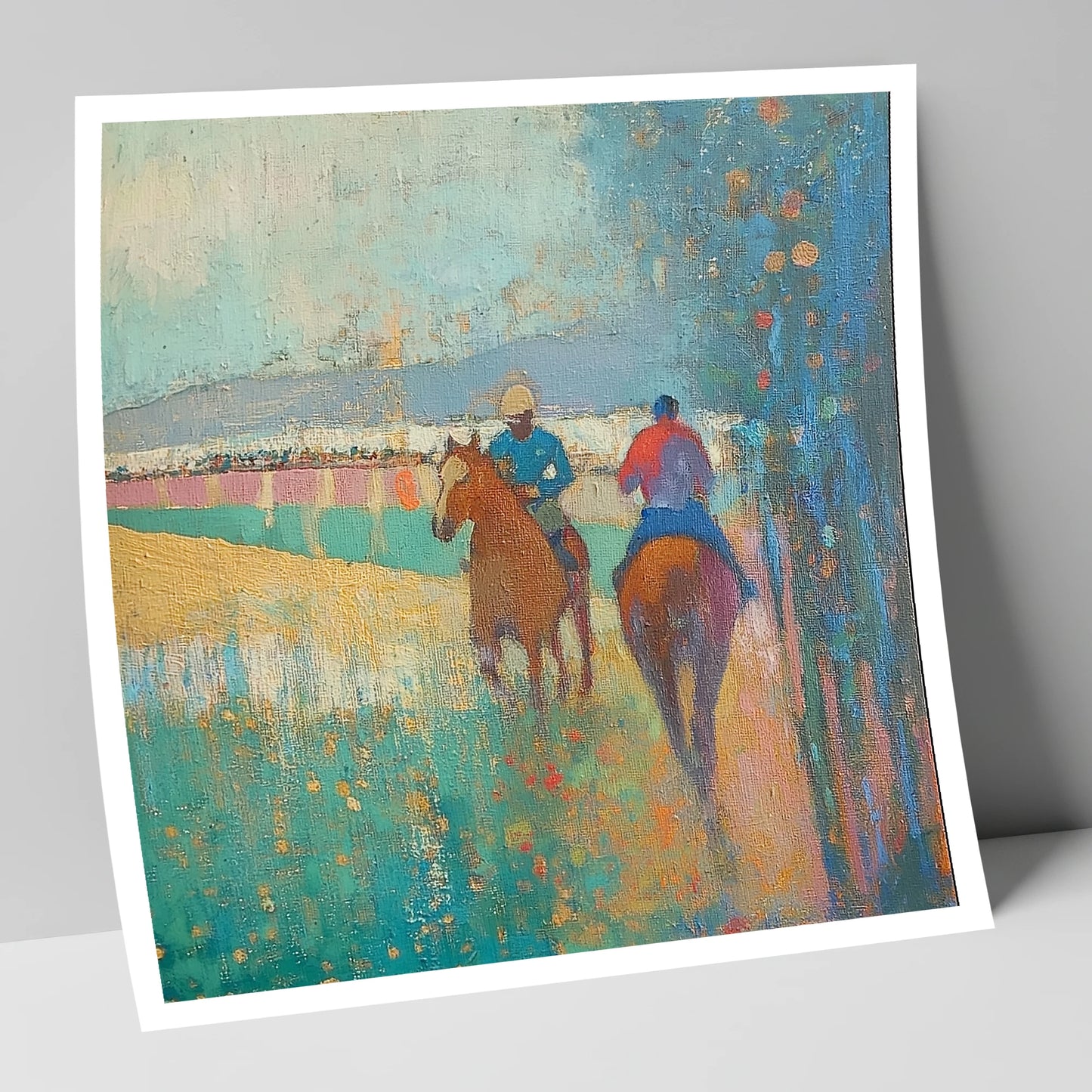 Morning Ride Out racing horse art print
