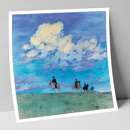 Beneath the Vast Sky horse landscape art print