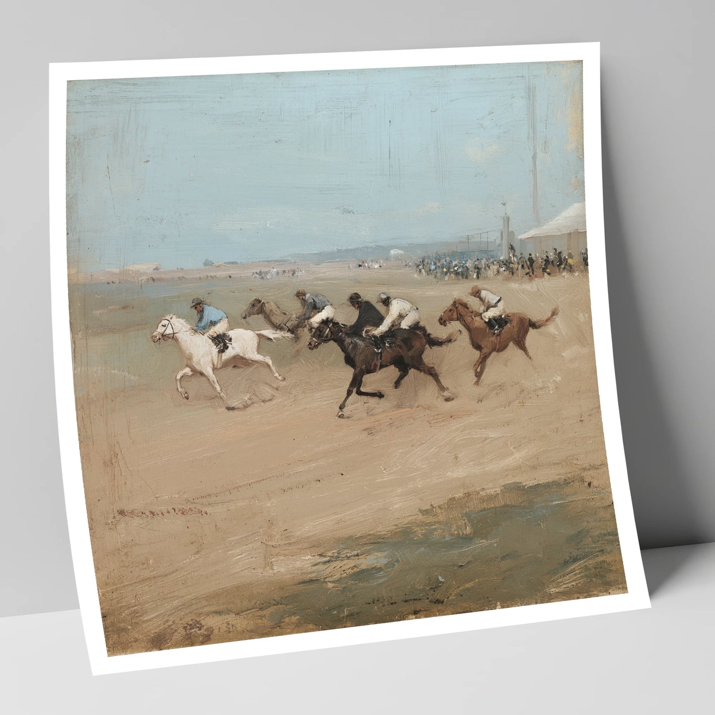 Gallop on the Sands racing horse art print