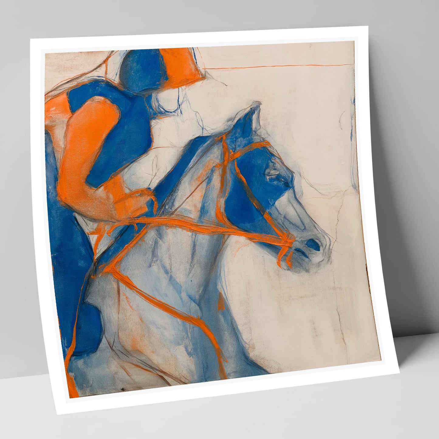 Ultramarine Racing Form racing horse art print