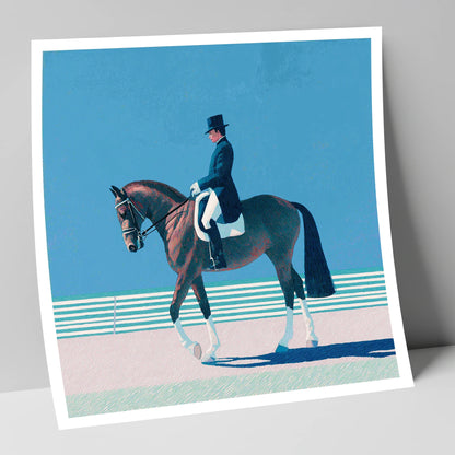 Classical Dressage Elegance dressage horse art print