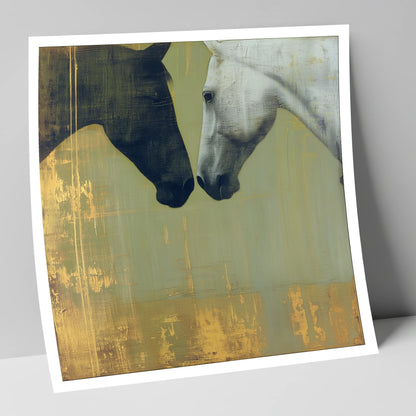 Quiet Connection horse portrait art print