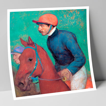 Turf Anticipation racing horse art print