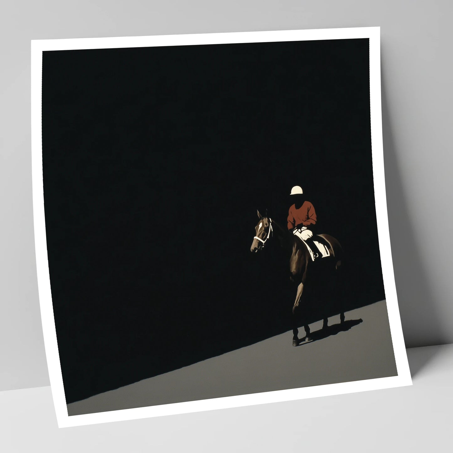 Before the Start racing horse art print