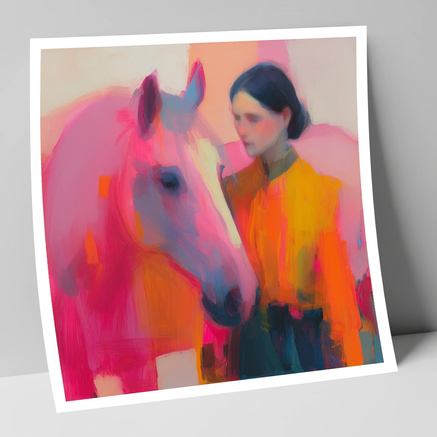 A Vivid Bond horse & rider art print