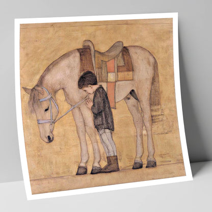 The Quiet Bond horse & rider art print