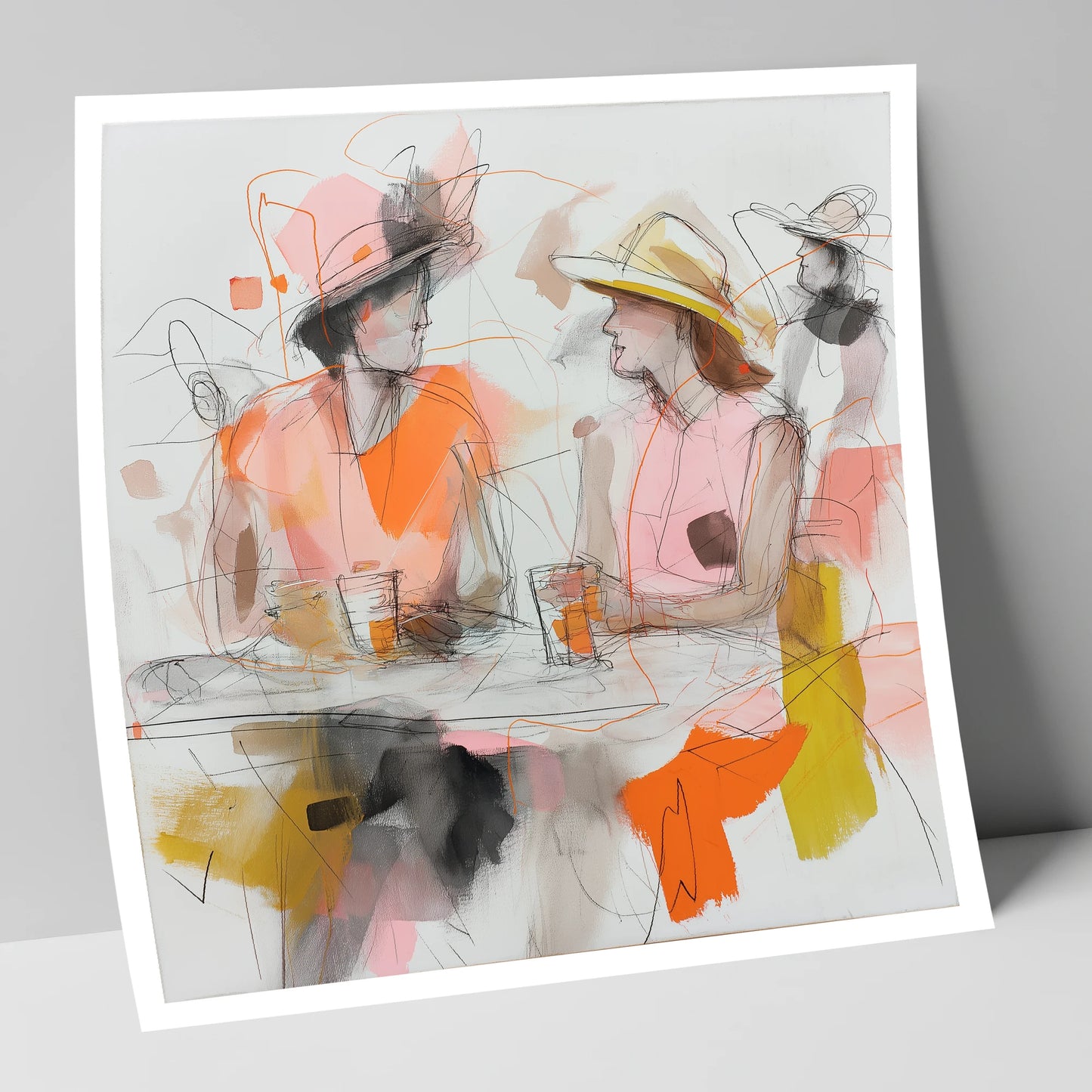 Between Races racing horse art print