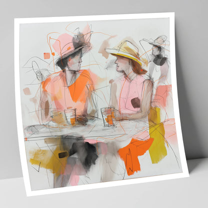 Between Races racing horse art print