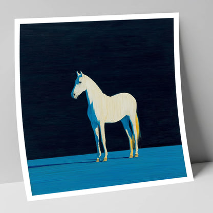 Azure Shadow Equine horse breed art print