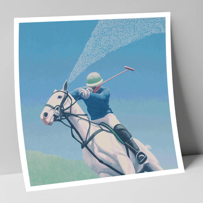 Skyward Swing polo horse art print